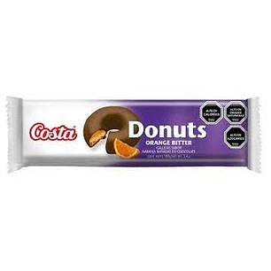 GALLETA COSTA DONUTS ORANGE BITTER 105GRS.