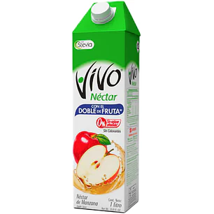 NECTAR VIVO MANZANA 1L
