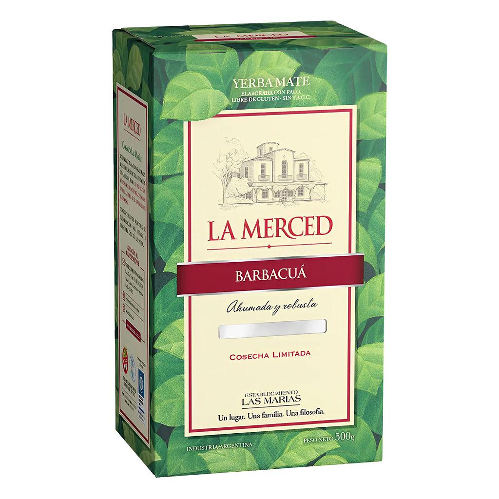 YERBA MATE LA MERCED BARBACUÁ 500 GRS. 1