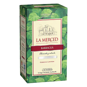 YERBA MATE LA MERCED BARBACUÁ 500 GRS.