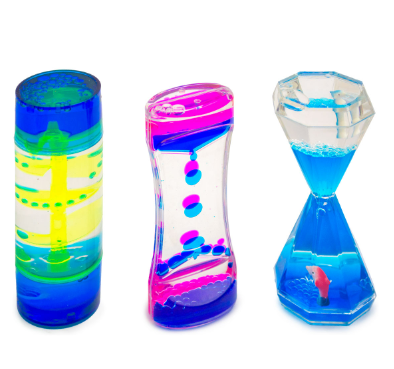 SET RELOJES LIQUIDOS SENSORIALES 3UNID. 3+a JMI (JUEGCAI046) 1