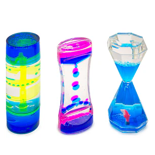 SET RELOJES LIQUIDOS SENSORIALES 3UNID. 3+a JMI (JUEGCAI046)