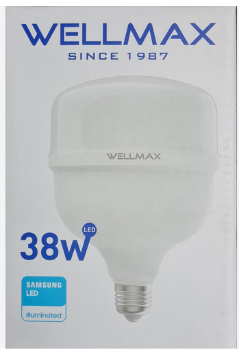 AMPOLLETA LED HAMMER WELLMAX 38W LUZ FRIA 1
