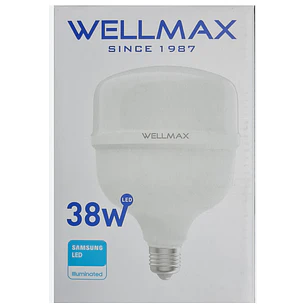 AMPOLLETA LED HAMMER WELLMAX 38W LUZ FRIA