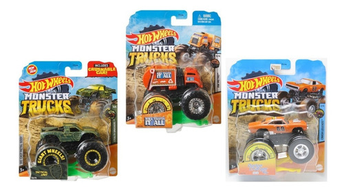 CAMIONES MONSTER TRUCKS SURTIDO HOTWHEELS +3 1