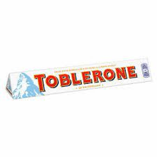 CHOCOLATE BLANCO TOBLERONE LECHE 100GRS. 1