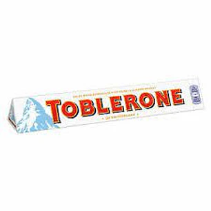 CHOCOLATE BLANCO TOBLERONE LECHE 100GRS.