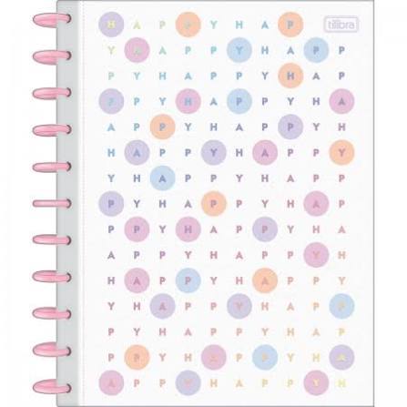 CUADERNO UNIV. TILIBRA TILIDISCO 200mm X 275mm 80 Hjs HAPPY 1