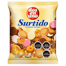 GALLETAS DOS EN UNO SURTIDAS 400GRS. 1