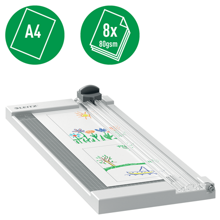 GUILLOTINA DE RODILLO LEITZ 1208P PRECISION HOME A4  1