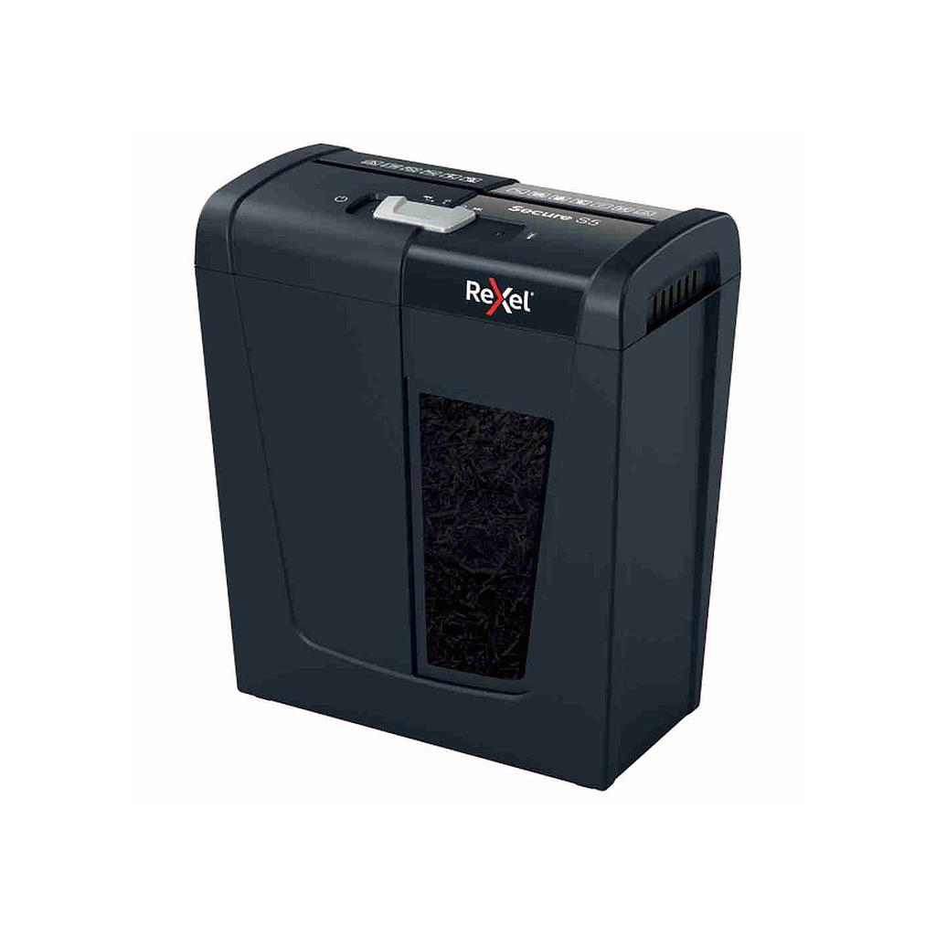 TRITURADORA DE PAPEL REXEL SECURE S5 TIRA P2 10L 1