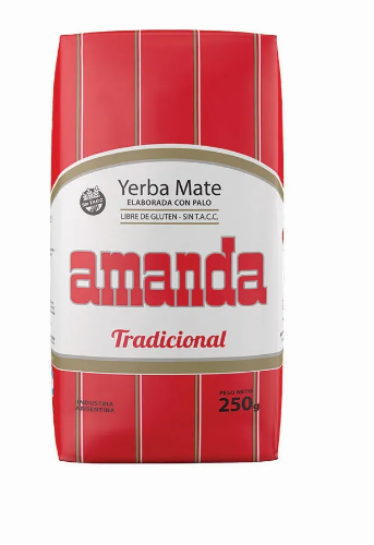 YERBA MATE AMANDA TRADICIONAL 250GRS. 1
