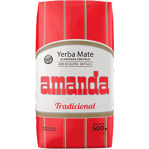 YERBA MATE AMANDA TRADICIONAL 500GRS.