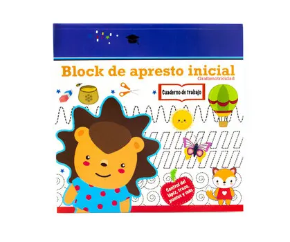 LIBRO DE APRESTO INICIAL GRAFOMOTRICIDAD JMI (LTBRIJBA028) 1