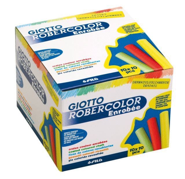 TIZA GIOTTO ENROBEE COLOR 100 UNIDADES 1