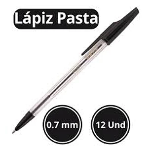 LAPIZ PASTA PILOT BEPETE 0.7 NEGRO