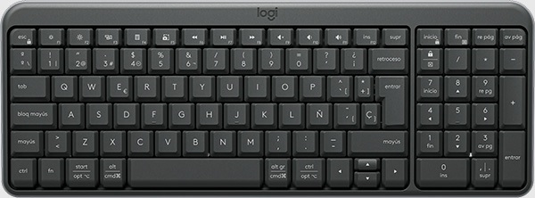 TECLADO BLUETOOTH LOGITECH K250 GRAFITO 1