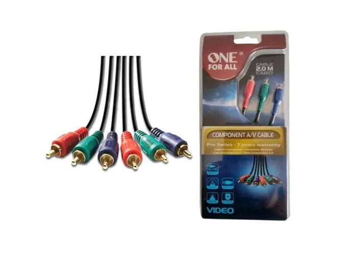 CABLE RCA ONE FOR ALL A/V 2MTS 1