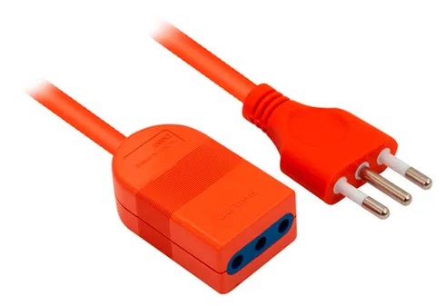 CABLE EXTENSION 15 METROS PHILCO XT49 NARANJO 1