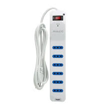 ALARGADOR MULTIPLE PHILCO CON SWITCH 6 POS. BLANCO 1.5 MTS. 1
