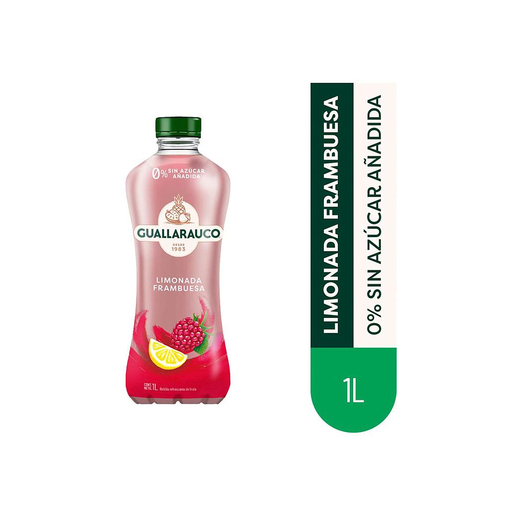 JUGO GUALLARAUCO LIMONADA FRAMBUESA S/AZUCAR AÑADIDA 1.0 LT 1