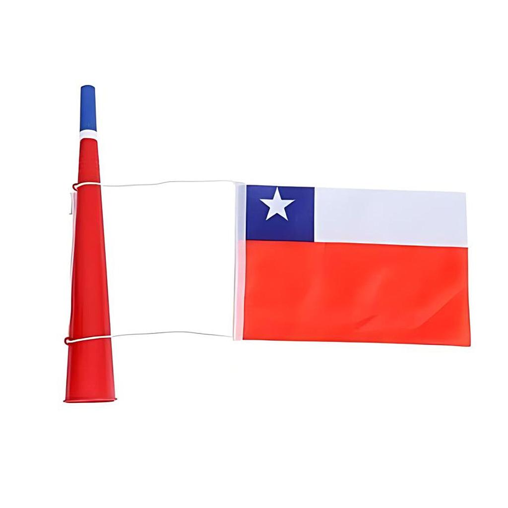 VUVUCELA BANDERA CHILENA 28CMS. 1UNID.(ART.107) 1
