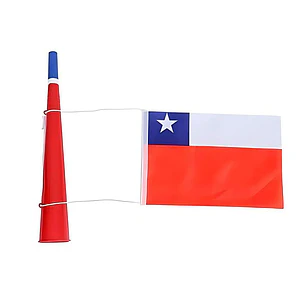 VUVUCELA BANDERA CHILENA 28CMS. 1UNID.(ART.107)