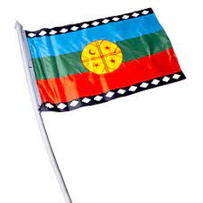 BANDERA MAPUCHE GLAM CON VARILLA 6 UND. 1