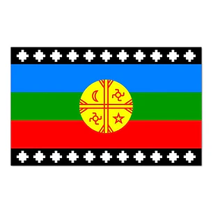 BANDERA MAPUCHE GLAM 90X60 CMS.