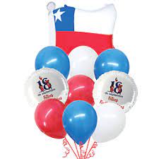 SET GLOBOS MIX BANDERA GLAM 18 SEPTIEMBRE X 10 UND. 1