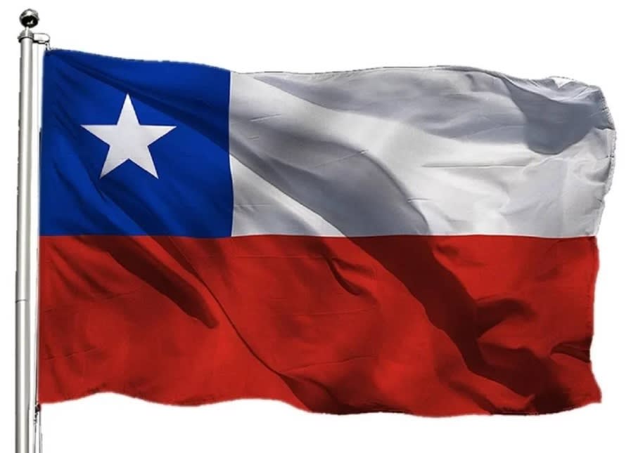 BANDERA DE GENERO CHILENA 180 X 120 CMS. GLAM  1 UNID.  1