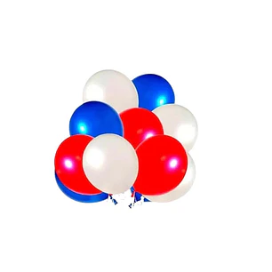 GLOBOS ARGO TRICOLOR N°9 12UNID. (ART.119)