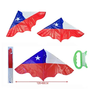 VOLANTIN COMETA 120 X 60CMS. ARGOS GUACHACA ''VIVA CHILE'' 1UNID. (ART.144)