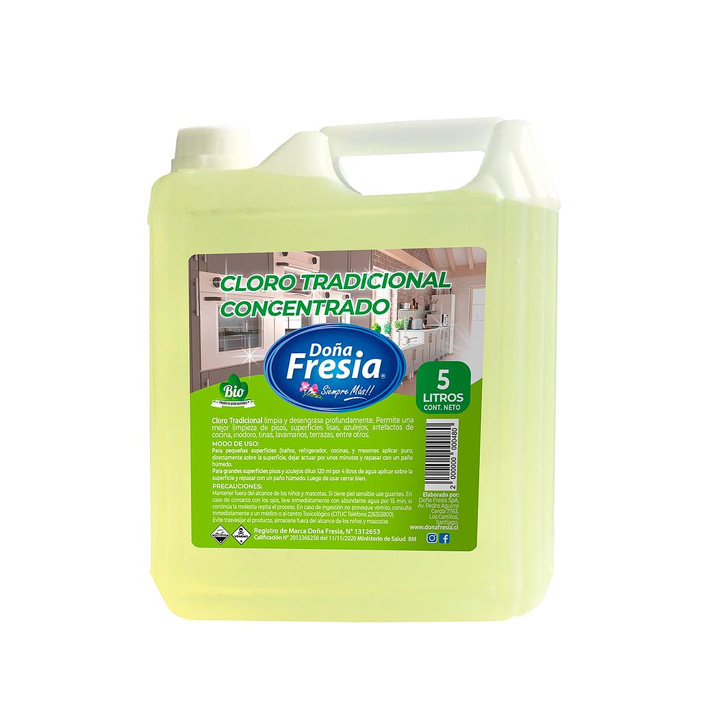 CLORO DOÑA FRESIA TRADICIONAL LIMON  5 LITROS ( LIC.W ) 1