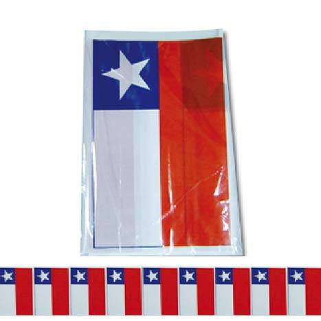 GUIRNALDA BANDERA CHILENA GLAM 1 UND. 10 MTS. 1