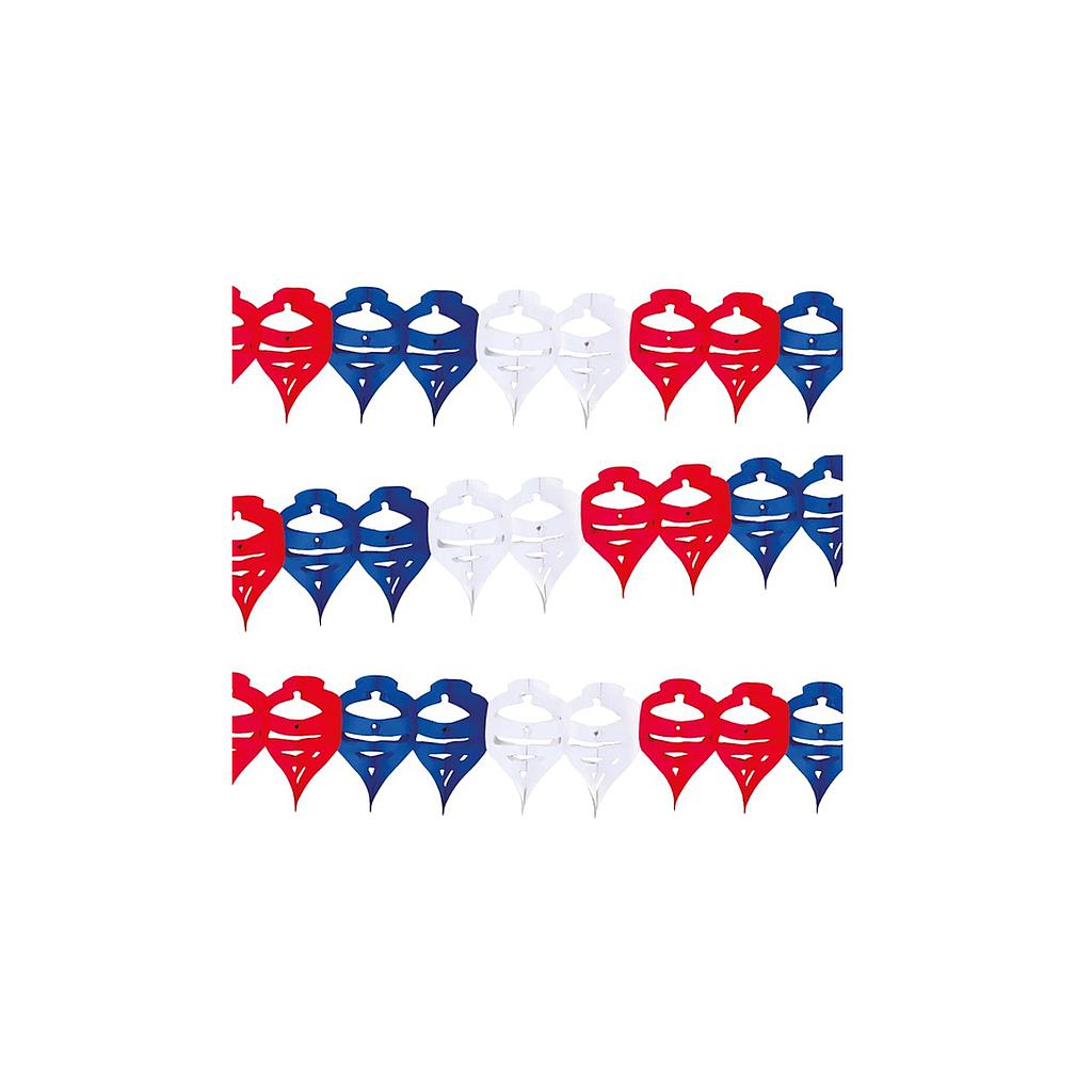 GUIRNALDA FIESTAS PATRIAS TROMPO TRICOLOR GLAM 2MT. 1UNID.  1