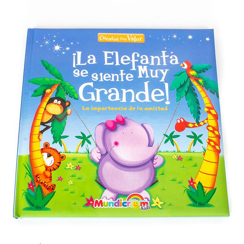 LIBRO MUNDICROM CUENTOS CON VALOR LA ELEFANTA 1