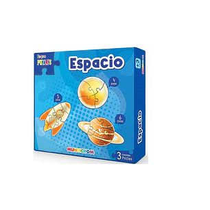 PUZZLE PEQUE ESPACIO MUNDICROM 3 PUZZLES +3a (4-5-6 PZAS.)