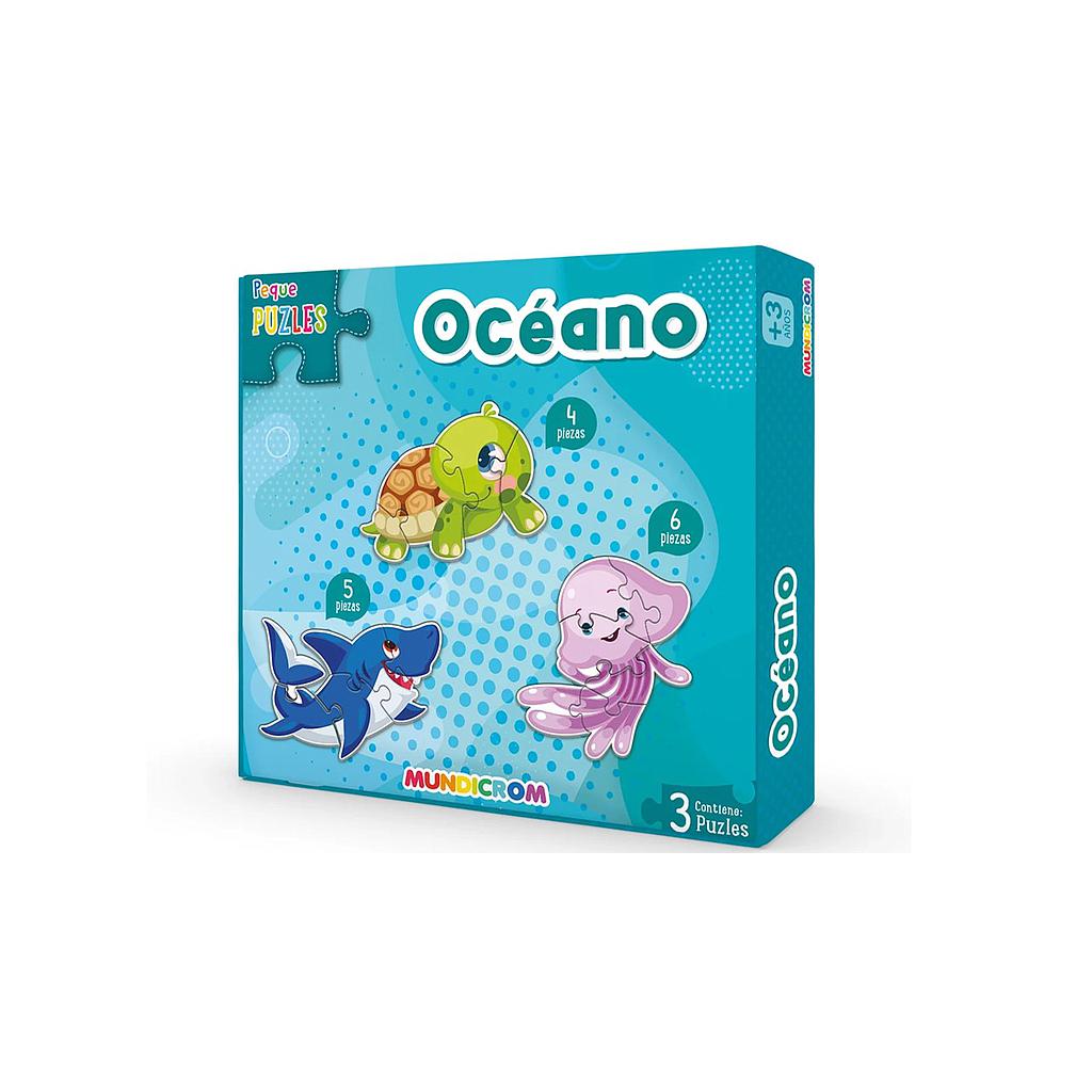PUZZLE PEQUE OCEANO MUNDICROM 3 PUZZLES +3a (4-5-6 PZAS.) 1