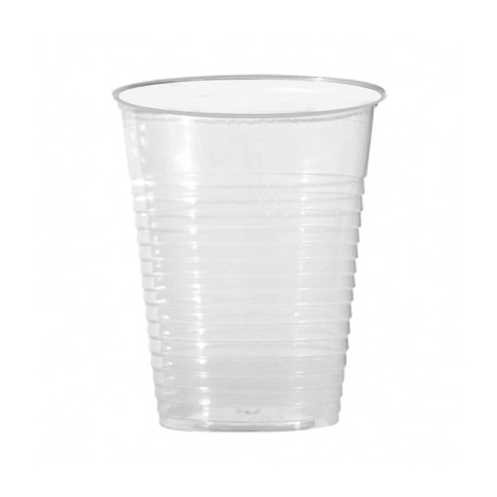 VASO PLASTICO GLAM TRANSPARENTE 200cc 25Unid 1