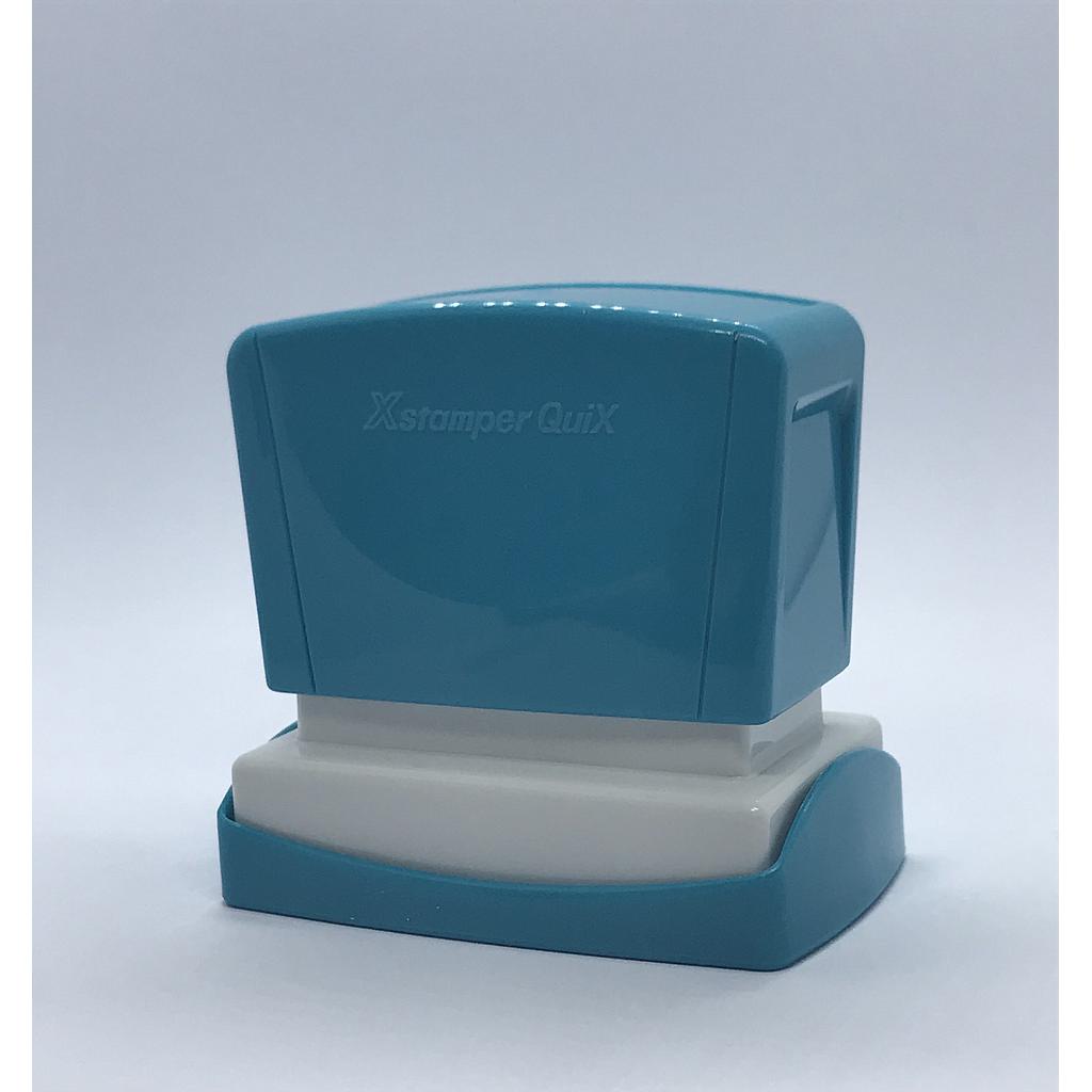 TIMBRE XSTAMPER Q-12 NEUTRO 24X49mm 1