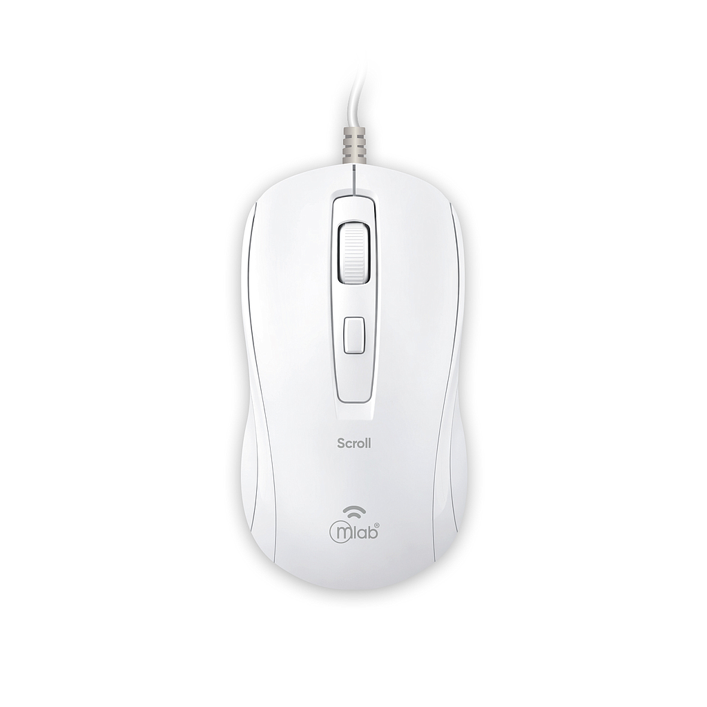 MOUSE ALAMBRICO MLAB SCROLL M40C 1600DPI BLANCO 1