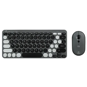 KIT TECLADO Y MOUSE MLAB INALAMBRICO DUAL BT C80BT NEGRO