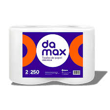 TOALLA DAMAX JUMBO 2 X 250MTS. HOJA SIMPLE ( CA ) 1