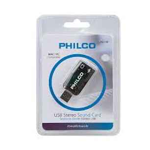 TARJETA DE SONIDO EXTERNA PHILCO USB AU100