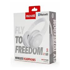 AUDIFONO MAXELL BLUETOOTH 30 HORAS BLANCO HP-BT200 1