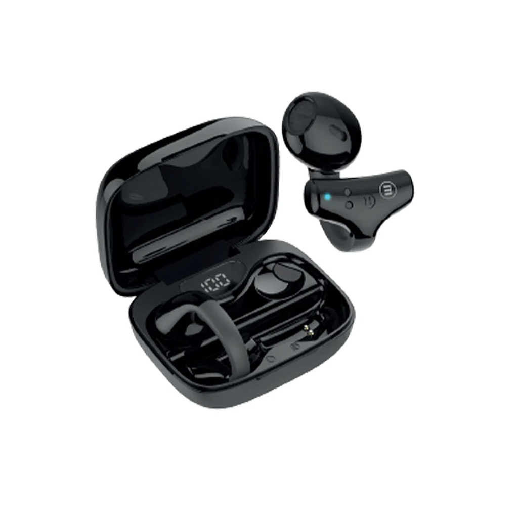 AUDIFONOS BLUETOOTH MAXELL EAR CUFF USB-C  NEGRO 1