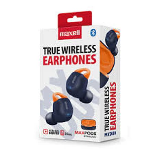 AUDIFONO MAXELL MXDUO USB-C ULTRA BASS NARANJA