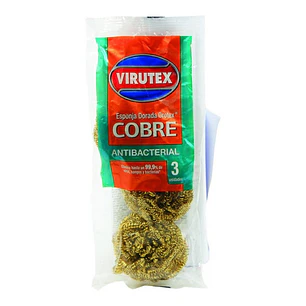 ESPONJA OROTEX VIRUTEX MEDIANA X 3 UNID