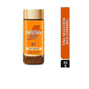 NESCAFE FINA SELECCION RICH CARAMEL FSCO. 95GRS.